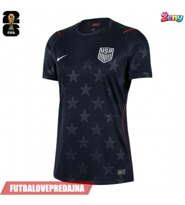Lacne Ženy Futbalové dres Spojené štáty MS 2026 Krátky Rukáv - Preč